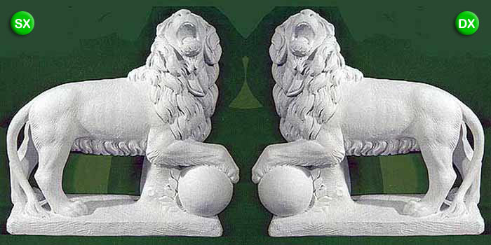 Leone palla gigante