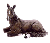 CAVALLO FATTORIA IN RESINA