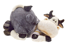 MUCCA DORMIGLIONA IN RESINA