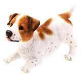 CUCCIOLO DI JACK RUSSEL IN RESINA
