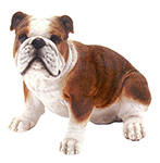 CUCCIOLO DI MASTINO IN RESINA