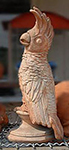 Pappagallo in terracotta