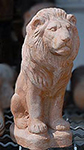 Leone in terracotta