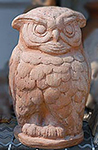 Gufo in terracotta