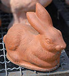 Coniglio in terracotta
