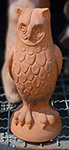 Gufo in terracotta