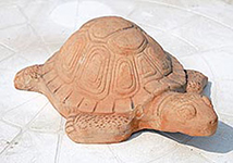 Tartaruga in terracotta