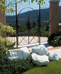 Rocce in resina per giardini e laghetti