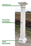 COLONNA LISCIA IN CEMENTO