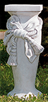 CO35/B - COLONNA RIGATA CON CAPITELLO FOGLIE IN CEMENTO
