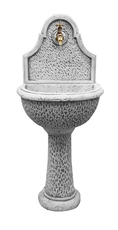 Fontana a muro invecchiata