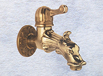 0205C/2P - RUBINETTO CON ROSONE ( 1/2" )