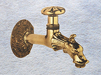 0207/2P - RUBINETTO CON ROSONE GRANDE ( 1/2" )