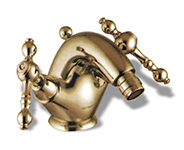 0313 - RUBINETTO MONOFORO BIDET IN OTTONE DORATO