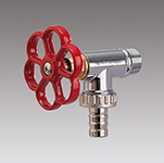 014/BF/CR - RUBINETTO CROMATO CON GHIERA PERSONALIZZATA ( 1/2" )