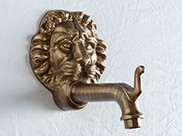 0135 - MASCHERONE COMPLETO CON BOCCA AD EROGAZIONE CONTINUA ( 3/4" )