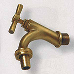 0303 - RUBINETTO IN OTTONE CON CHIUSURA INCLINATA ( 1/2" )